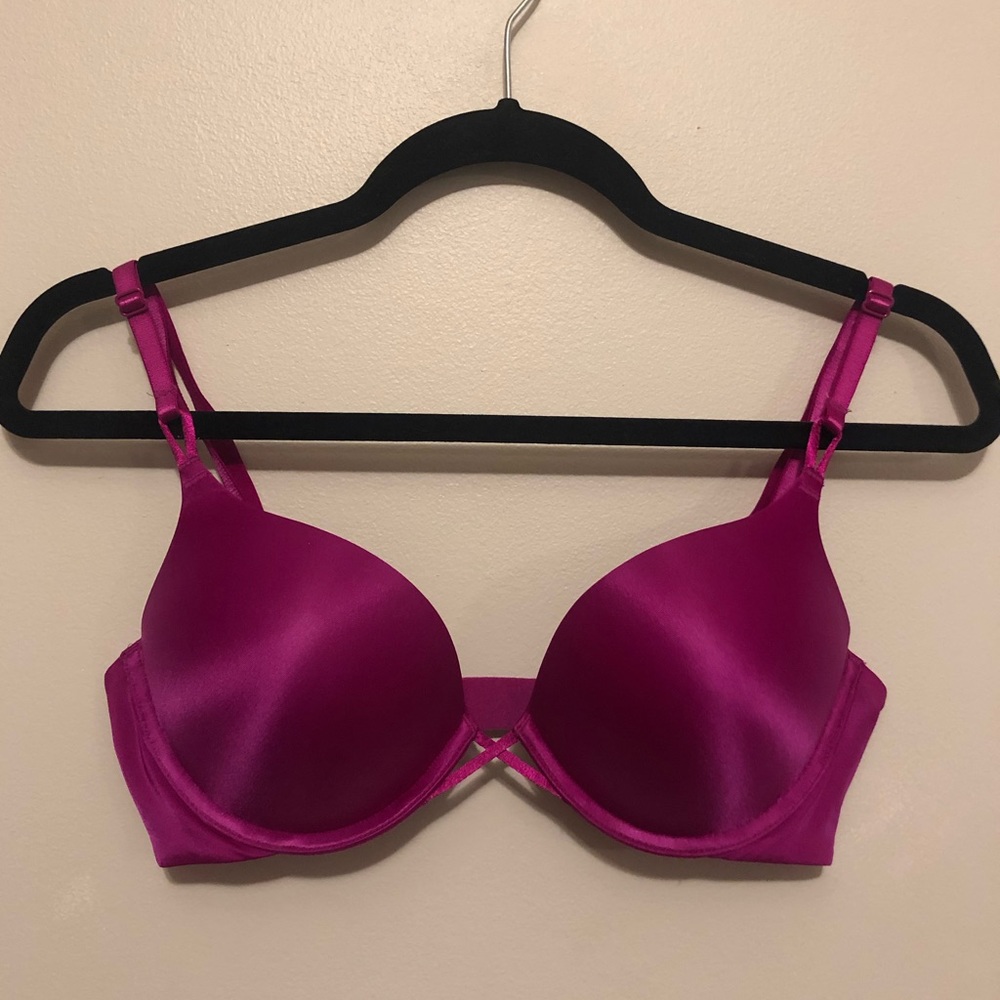 VS bombshell plunge magenta bra